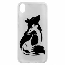 Чехол для Xiaomi Redmi 7A Wolf And Fox - PrintSalon