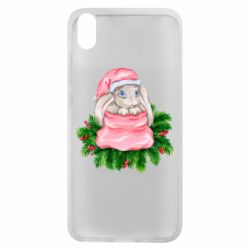 Чехол для Xiaomi Redmi 7A Заяц Новогодний - PrintSalon
