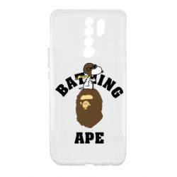 Чехол для Xiaomi Redmi 9 A bathing ape peanuts - PrintSalon