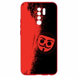 Чохол для Xiaomi Redmi 9 Бабл Квас червоний арт - PrintSalon