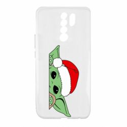 Чохол для Xiaomi Redmi 9 Baby Yoda Santa - PrintSalon