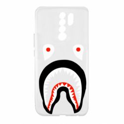 Чехол для Xiaomi Redmi 9 Bape shark logo - PrintSalon