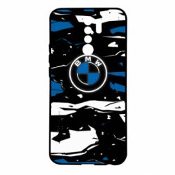 Чехол для Xiaomi Redmi 9 BMW logo and art background - PrintSalon