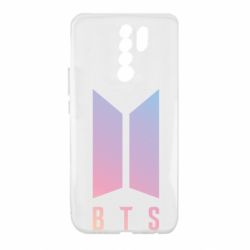 Чехол для Xiaomi Redmi 9 BTS gradient logo - PrintSalon