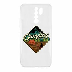 Чехол для Xiaomi Redmi 9 Camping and forest - PrintSalon