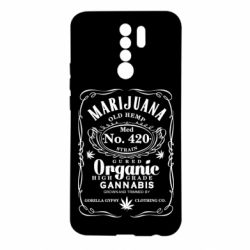 Чохол для Xiaomi Redmi 9 Cannabis label - PrintSalon