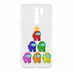 Чохол для Xiaomi Redmi 9 Christmas Tree Among Us - PrintSalon