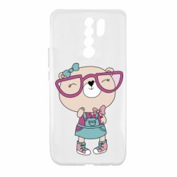 Чехол для Xiaomi Redmi 9 Cute bear - PrintSalon