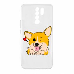 Чехол для Xiaomi Redmi 9 Cute Corgi Puppy - PrintSalon