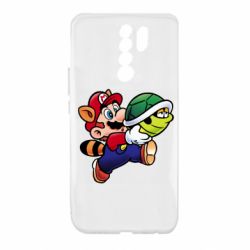 Чехол для Xiaomi Redmi 9 Cute Mario with turtle - PrintSalon
