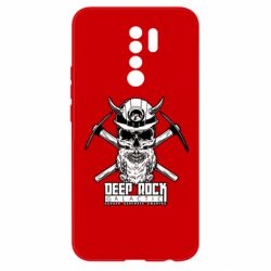 Чехол для Xiaomi Redmi 9 Deep Rock Galactic skull - PrintSalon