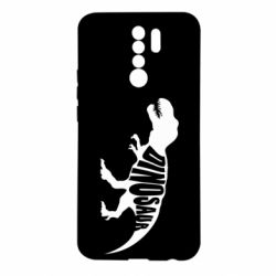 Чохол для Xiaomi Redmi 9 Dinosaur text - PrintSalon