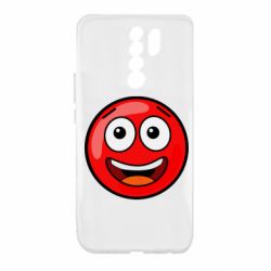 Чехол для Xiaomi Redmi 9 Funny Red Ball - PrintSalon