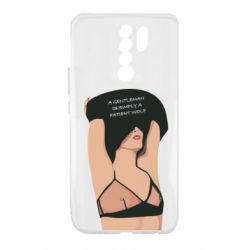 Чехол для Xiaomi Redmi 9 Gentleman Is Simply A Patient Wolf - PrintSalon
