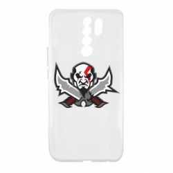 Чехол для Xiaomi Redmi 9 God of war Kratos vector