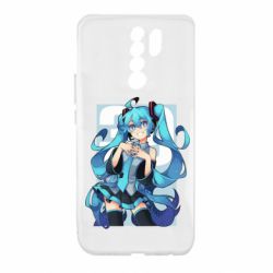 Чехол для Xiaomi Redmi 9 Hatsune Miku art - PrintSalon