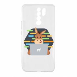 Чехол для Xiaomi Redmi 9 Horse hacker - PrintSalon