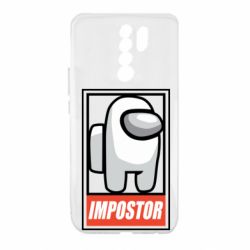 Чехол для Xiaomi Redmi 9 Impostor AmongUs - PrintSalon