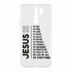 Чехол для Xiaomi Redmi 9 Jesus is - PrintSalon