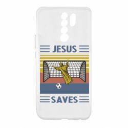 Чехол для Xiaomi Redmi 9 Jesus will save - PrintSalon