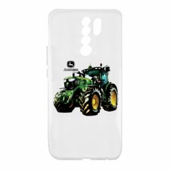 Чохол для Xiaomi Redmi 9 John Deere Tractor and logo - PrintSalon