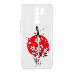 Чохол для Xiaomi Redmi 9 katana in sakura