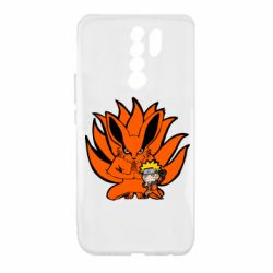 Чехол для Xiaomi Redmi 9 Kurama And Naruto - PrintSalon
