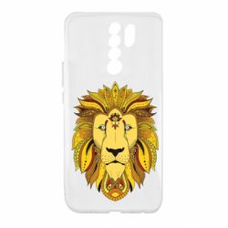 Чехол для Xiaomi Redmi 9 Lion art - PrintSalon