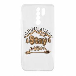 Чехол для Xiaomi Redmi 9 Mountains - Stay Wild - PrintSalon