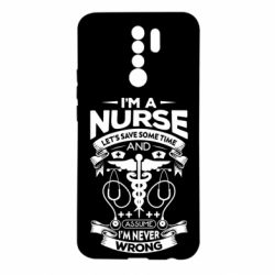 Чехол для Xiaomi Redmi 9 Nurse I'm Never Wrong - PrintSalon