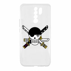 Чехол для Xiaomi Redmi 9 One Piece Zoro logo - PrintSalon