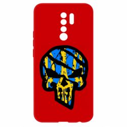 Чохол для Xiaomi Redmi 9 Punisher Coat of arms of Ukraine - PrintSalon