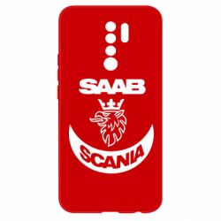 Чехол для Xiaomi Redmi 9 Scania SAAB logo - PrintSalon
