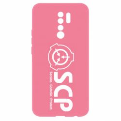 Чохол для Xiaomi Redmi 9 SCP logo text - PrintSalon