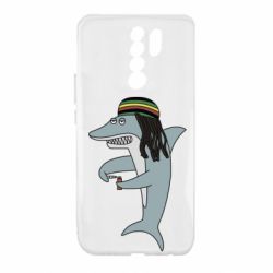 Чехол для Xiaomi Redmi 9 Shark Rastaman - PrintSalon