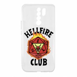Чехол для Xiaomi Redmi 9 Stranger Things: Hellfire club - PrintSalon