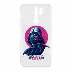 Чехол для Xiaomi Redmi 9 Synthwave Darth Vader - PrintSalon
