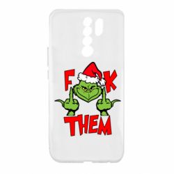 Чехол для Xiaomi Redmi 9 The grinch f*ck them - PrintSalon