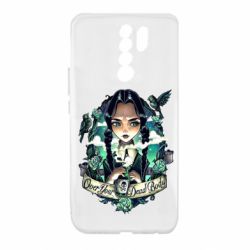 Чехол для Xiaomi Redmi 9 Уэнздей арт - PrintSalon