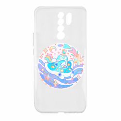 Чехол для Xiaomi Redmi 9 Ultra cute shark - PrintSalon