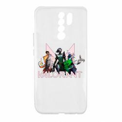 Чехол для Xiaomi Redmi 9 Valorant characters
