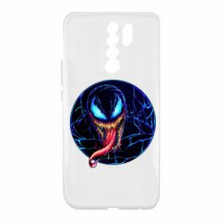 Чохол для Xiaomi Redmi 9 Venom black and blue style - PrintSalon