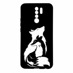 Чехол для Xiaomi Redmi 9 Wolf And Fox - PrintSalon