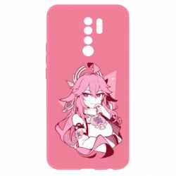 Чехол для Xiaomi Redmi 9 Yae Miko portrait - PrintSalon