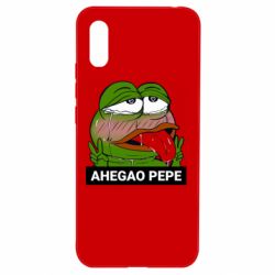 Чехол для Xiaomi Redmi 9a Аhegao PePe - PrintSalon