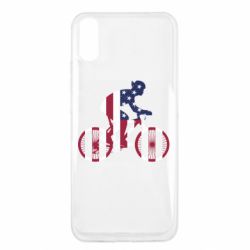 Чехол для Xiaomi Redmi 9a American cyclist - PrintSalon
