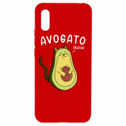 Чехол для Xiaomi Redmi 9a Avogato Cat - PrintSalon