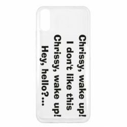 Чехол для Xiaomi Redmi 9a Chrissy, wake up - PrintSalon