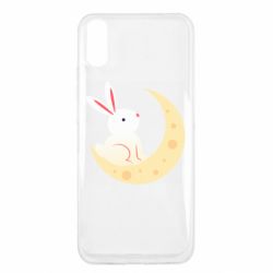 Чехол для Xiaomi Redmi 9a Cute rabbit on the moon - PrintSalon