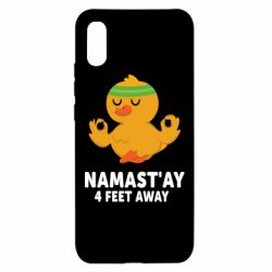 Чехол для Xiaomi Redmi 9a Duck Namast'ay Away - PrintSalon